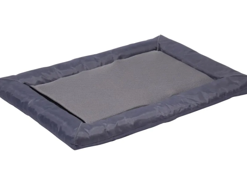 Dobar Liegekissen mit Herausnehmbarer Kühlmatte 76 cm x 58 cm x 7 cm Grau< Kühlschränke