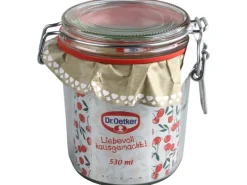 Küchenhelfer<Dr. Oetker Bügelverschlussglas 530 ml