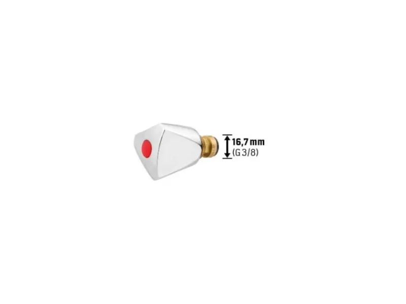 Best Dreikanthaubengriff mit Oberteil 16,7 mm (G 3/8) Rot