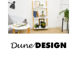 DuneDesign Küchenregale<Badezimmer Leiterregal 45 x 90 cm aus Bambus