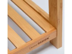 DuneDesign Küchenregale<Badezimmer-Regal 83 x 38 x 40 cm mit 3 Fächern aus Bambus