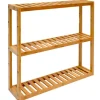 DuneDesign Bambus Regal für das Badezimmer  60 x 54 x 15 cm< Küchenregale