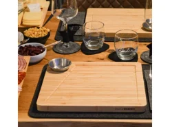 Clearance DuneDesign Raclette Teller Set mit Dipschale für 4 Personen 30 x 25 cm