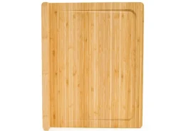 DuneDesign Schneidebrett aus Bambus 44 x 34 x 2 cm mit Kante