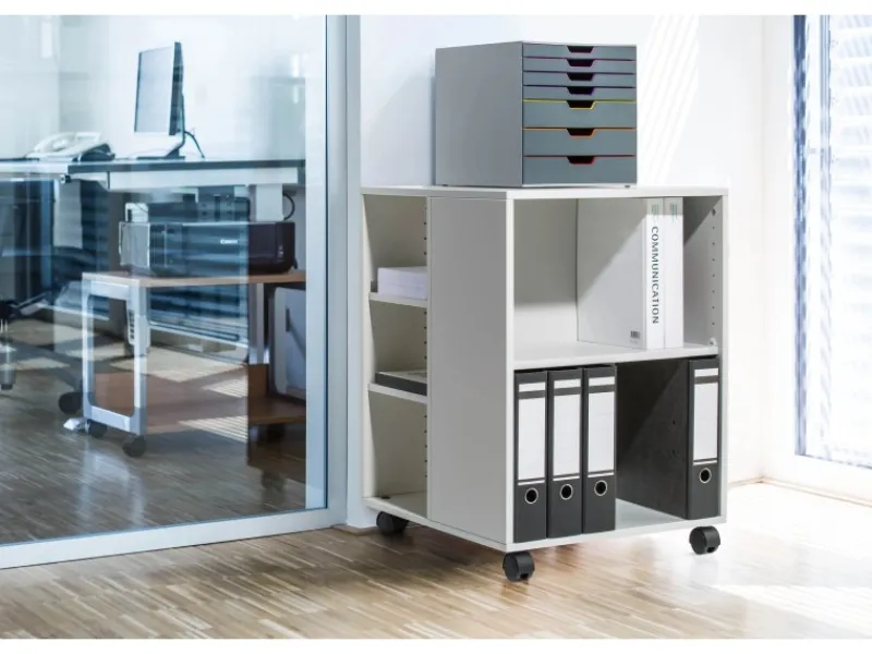 Online Durable Multifunktions-Wagen 74/59 3-seitig Offen Weiß