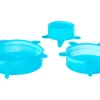 Durandal Silikon-Deckel 3er-Set Klein Blau< Vorratsdosen|Vorratsbehälter