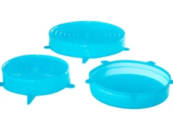 Durandal Silikon-Deckel 3er-Set Groß Blau< Vorratsdosen|Vorratsbehälter