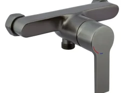 Hot Duscharmatur Bisenzio Einhebel Gunmetal Dunkelgrau-Metallic
