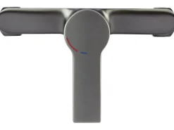 Hot Duscharmatur Bisenzio Einhebel Gunmetal Dunkelgrau-Metallic