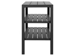 Servierwagen<ebuy24 Taormina Servierwagen 3 Ablagen Garten Schwarz