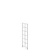 Küchenregale<Ecco Regalsystem Regalleiter Chrom 111 cm x 39 cm