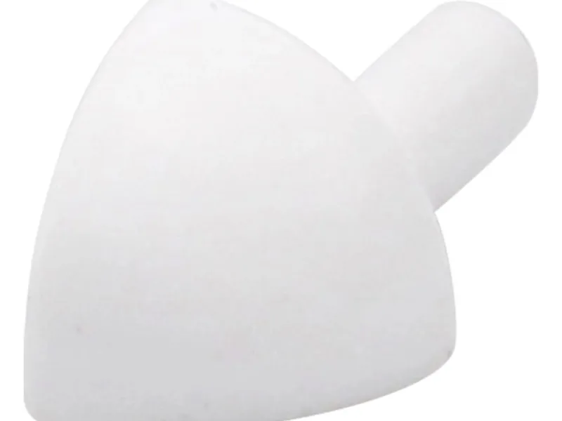 Arcansas Küchenrückwände<Ecke Viertelkreis-Abschlussprofil PVC matt Weiß 12,5 mm (4 Stk.)