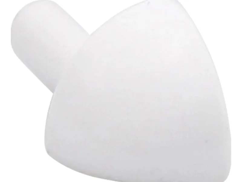 Hot Arcansas Ecke Viertelkreis-Abschlussprofil PVC glänzend Weiß 8 mm (4 Stk.) Weiß Glänzend
