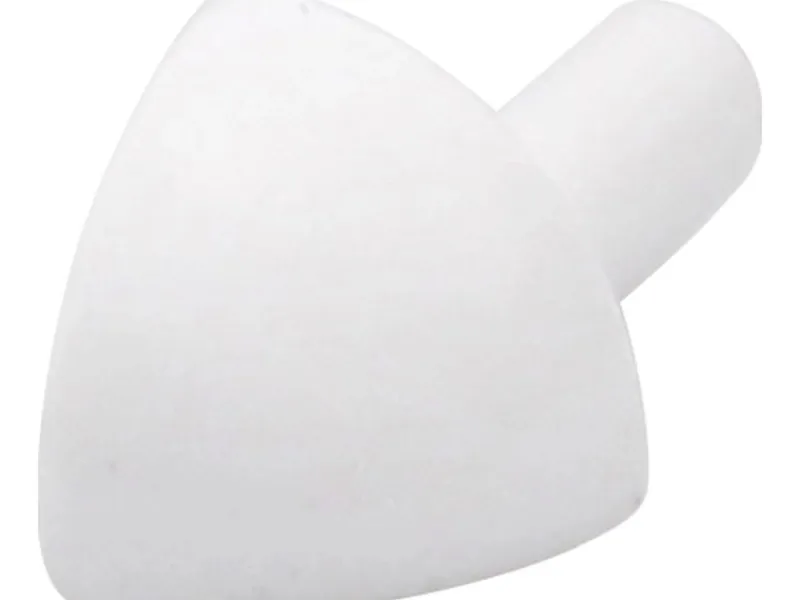 Arcansas Küchenrückwände<Ecke Viertelkreis-Abschlussprofil PVC matt Weiß 10 mm (4 Stk.)