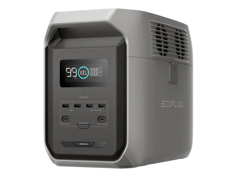 New Ecoflow Powerstation Delta 3 Grau 1500 Wh
