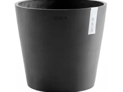 New Ecopots Pflanztopf Amsterdam Ø 40 cm / Höhe 35 cm Dunkelgrau