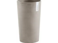 Best Ecopot s Pflanztopf Amsterdam halbhoch Braungrau 50 cm