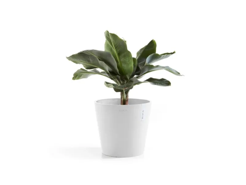 Discount Ecopots Pflanztopf Amsterdam Weiss Ø 30 cm / Höhe 26,3 cm