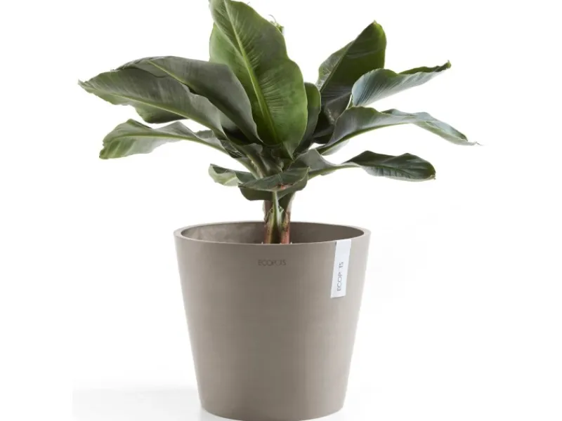 Ecopot s Pflanztopf Amsterdam 40 cm Braungrau
