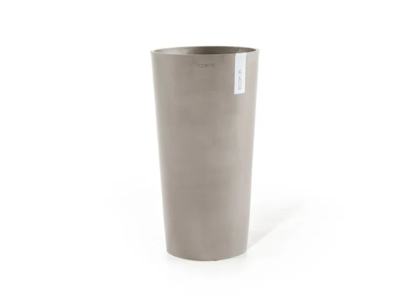 New Ecopots Pflanztopf Amsterdam Halbhoch 34 cm x 66 cm Taupe