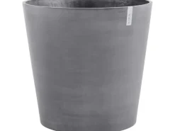Ecopots Pflanztopf Amsterdam mit Rollen Ø 60 cm Grau< Töpfe