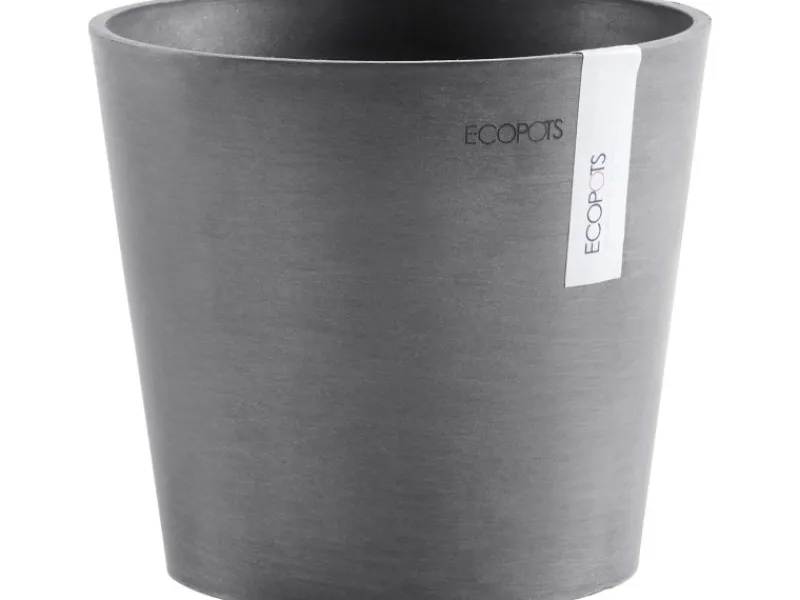 New Ecopot s Pflanztopf Amsterdam Ø 17 cm x 15 cm Grau