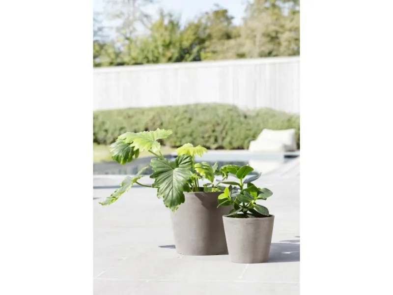 Outlet Ecopot s Pflanztopf Amsterdam 30 cm Braungrau