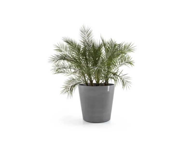Hot Ecopots Pflanztopf Amsterdam Rollen Ø 100 cm / Höhe 87,5 cm Grau