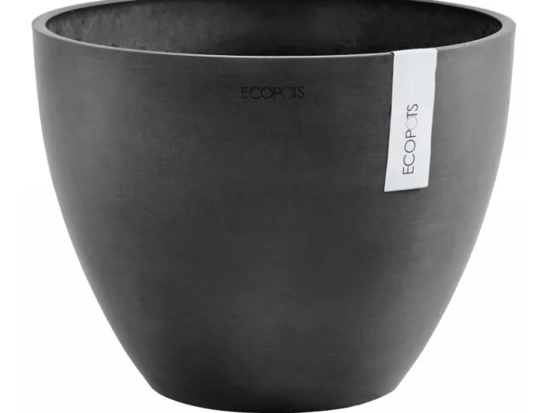 Clearance Ecopot s Pflanztopf Antwerp 30 cm Dunkelgrau