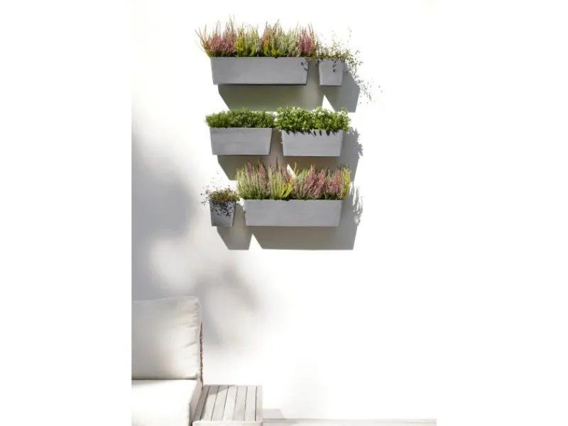 Ecopots Pflanztopf Manhattan Wall S 15 cm x 17,4 cm x 15 cm< Töpfe