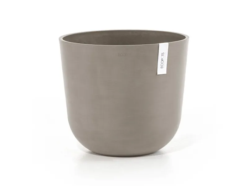 Ecopots Pflanztopf Oslo Braungrau Ø 35 cm / Höhe 30,5 cm< Töpfe