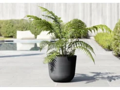 Online Ecopots Pflanztopf Oslo 35 cm x 30,5 cm Dunkelgrau