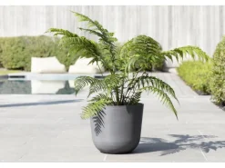 Ecopots Pflanztopf Oslo 35 cm x 30,5 cm Grau