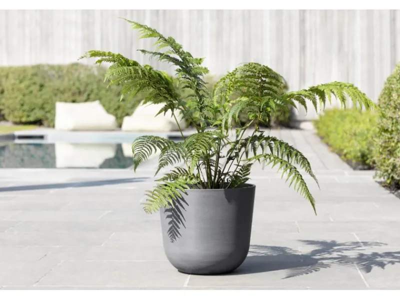 Best Ecopots Pflanztopf Oslo 35 cm x 30,5 cm Grau