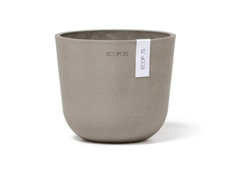 Ecopots Pflanztopf Oslo Mini Braungrau 16 cm x 14 cm< Töpfe