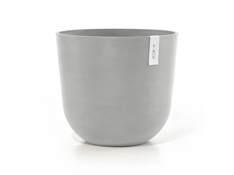Outlet Ecopots Pflanztopf Oslo 45 cm x 39,2 cm Weißgrau
