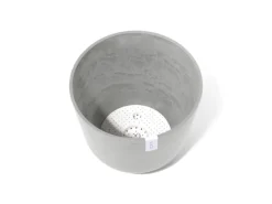 Outlet Ecopots Pflanztopf Oslo 45 cm x 39,2 cm Weißgrau