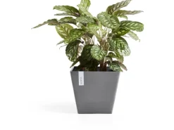 Ecopots Pflanztopf Rotterdam Grau (HxBxT) 35 x 40 x 40 cm< Töpfe