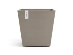 Ecopots Töpfe<Pflanztopf Rotterdam Braungrau 45,4 cm x 44 cm