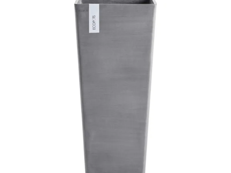 Ecopots Pflanztopf Rotterdam High 32,5 cm x 32,5 cm Grau< Töpfe