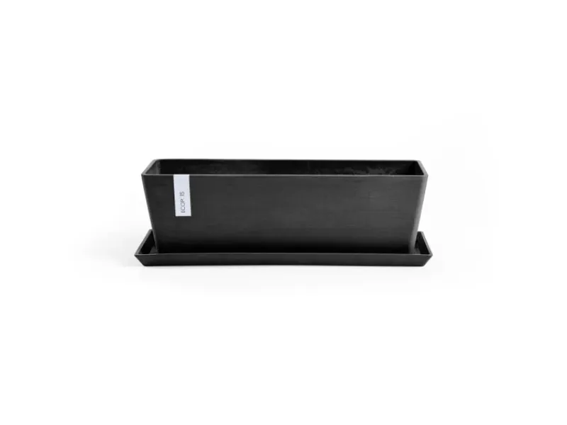 Ecopots Töpfe<Untersetzer Eckig Bruges 57,5 cm x 19,5 cm x 2,5 cm
