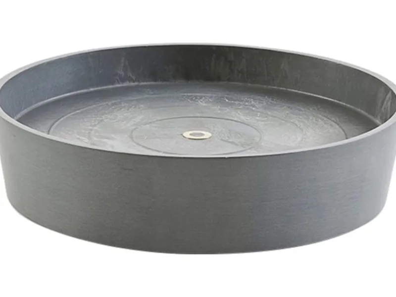 Ecopots Untersetzer mit Rollen Amsterdam Ø 34 cm Grau< Töpfe