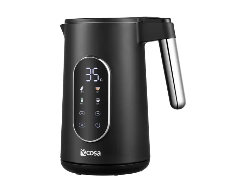 Ecosa EO-690 Wasserkocher mit Temperatureinstellung 1,7 L< Haushaltsgeräte