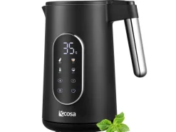 Ecosa EO-690 Wasserkocher mit Temperatureinstellung 1,7 L< Haushaltsgeräte