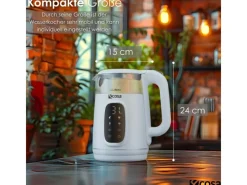 Online Ecosa EO-698 Wasserkocher mit Temperatureinstellung 1,7 L