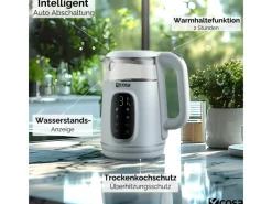 Online Ecosa EO-698 Wasserkocher mit Temperatureinstellung 1,7 L