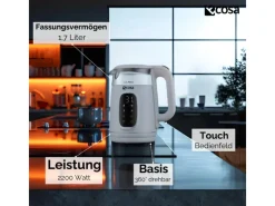 Online Ecosa EO-698 Wasserkocher mit Temperatureinstellung 1,7 L