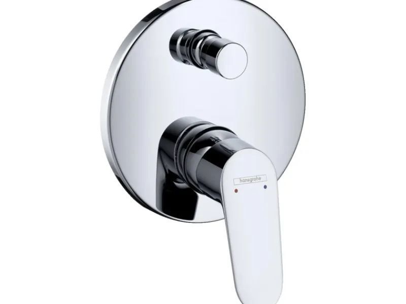 Hansgrohe Einhebelmischer<Einhebel-Wannenmischer Focus Unterputz mit integrierter Sicherungskombination