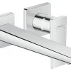Hansgrohe Einhebel-Waschtischarmatur Metropol Unterputz mit Hebelgriff und Auslauf 22,5 cm< Einhebelmischer