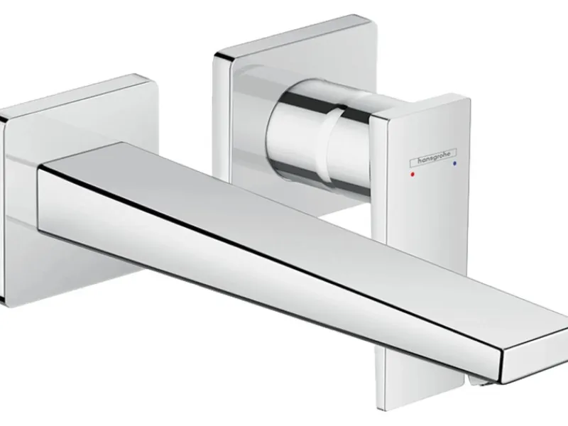 Hansgrohe Einhebel-Waschtischarmatur Metropol Unterputz mit Hebelgriff und Auslauf 22,5 cm< Einhebelmischer
